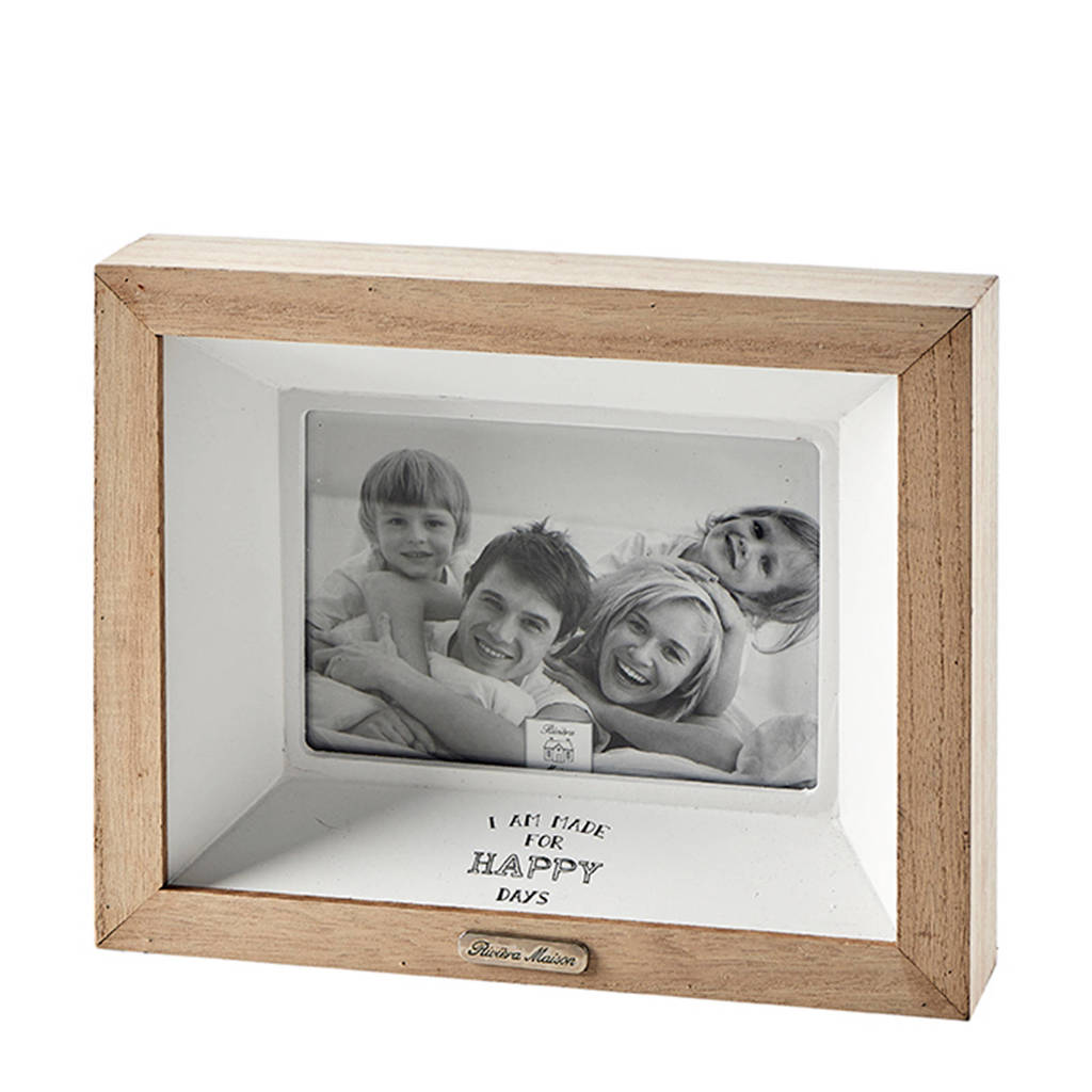 Riviera Maison fotolijst Happy Days (22,5x27cm), Bruin