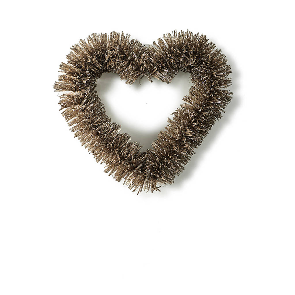 Riviera Maison kersthangerCentral Park Heart Wreath, Goud