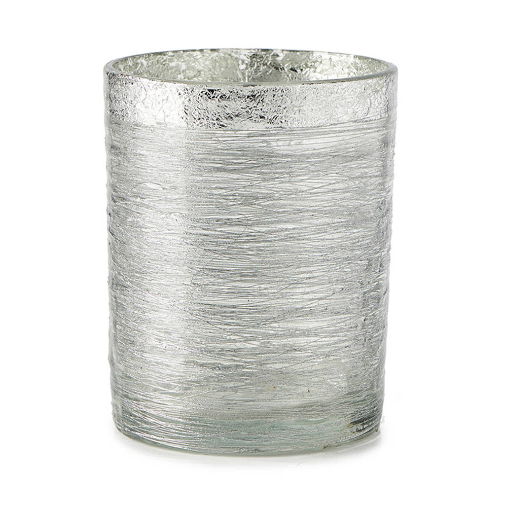 Riviera Maison waxinelichthouder Silver string (Ø10cm), 10 x 13