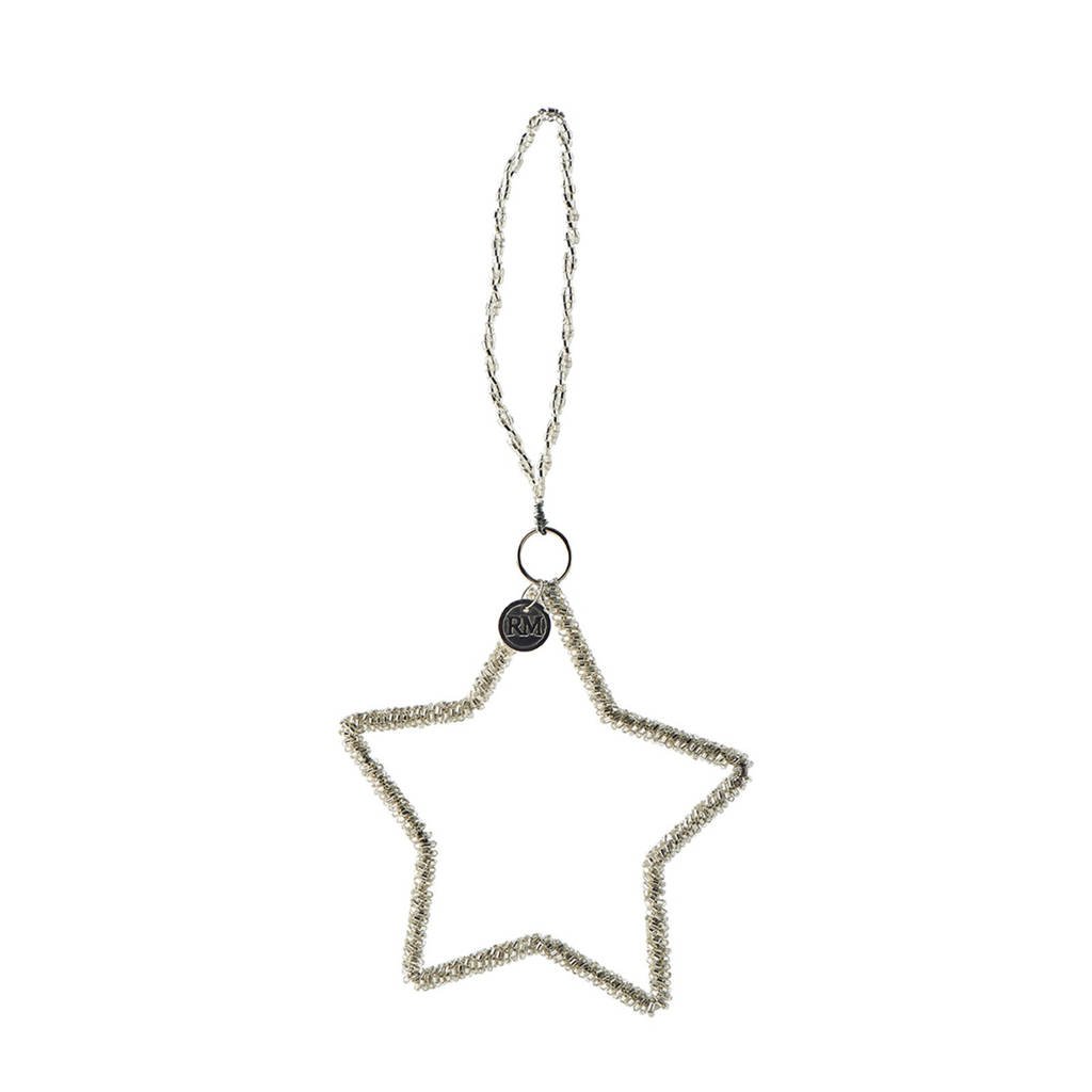 Riviera Maison kersthanger Holiday Sparkle Star, Zilver