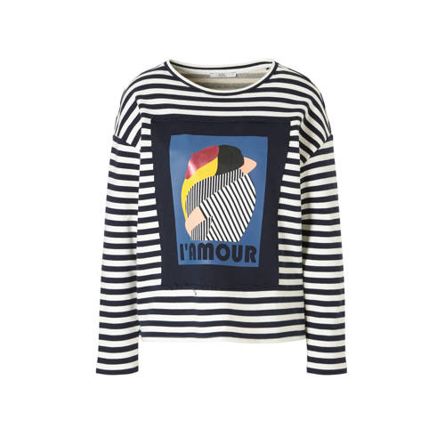 Esprit Edc Women Gestreepte Trui Met Bedrukking esprit kopen in de aanbieding