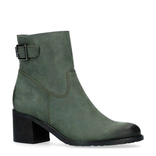 Manfield Leren Enkellaarzen Groen manfield kopen in de aanbieding Manfield Leren Enkellaarzen Groen manfield kopen in de aanbieding