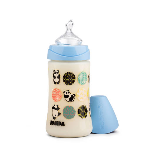 Suavinex Anatomical Fles 270 Ml Blue Panda suavinex kopen in de aanbieding Suavinex Anatomical Fles 270 Ml Blue Panda suavinex kopen in de aanbieding