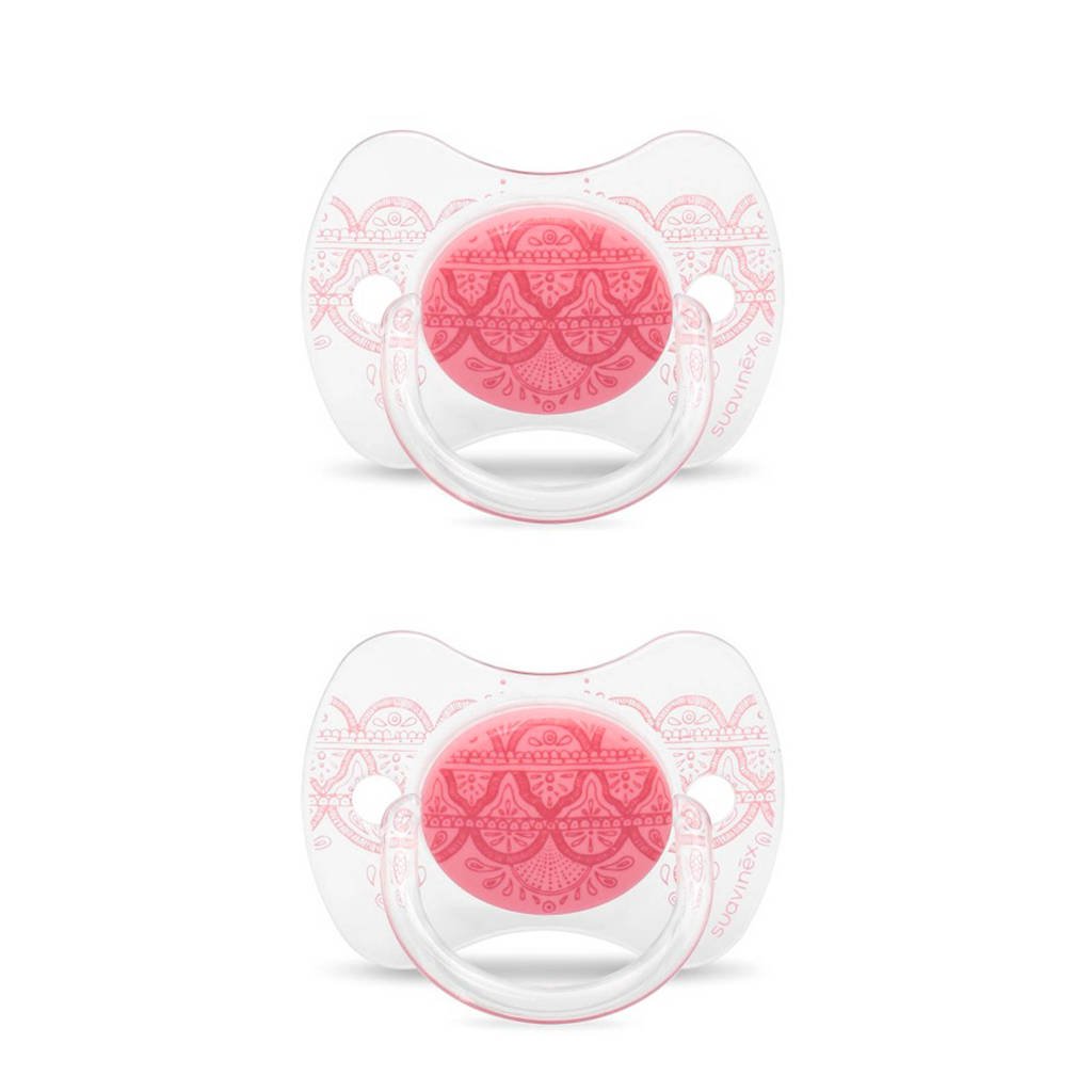 Suavinex fopspeen Pink (2stuks) roze, Roze
