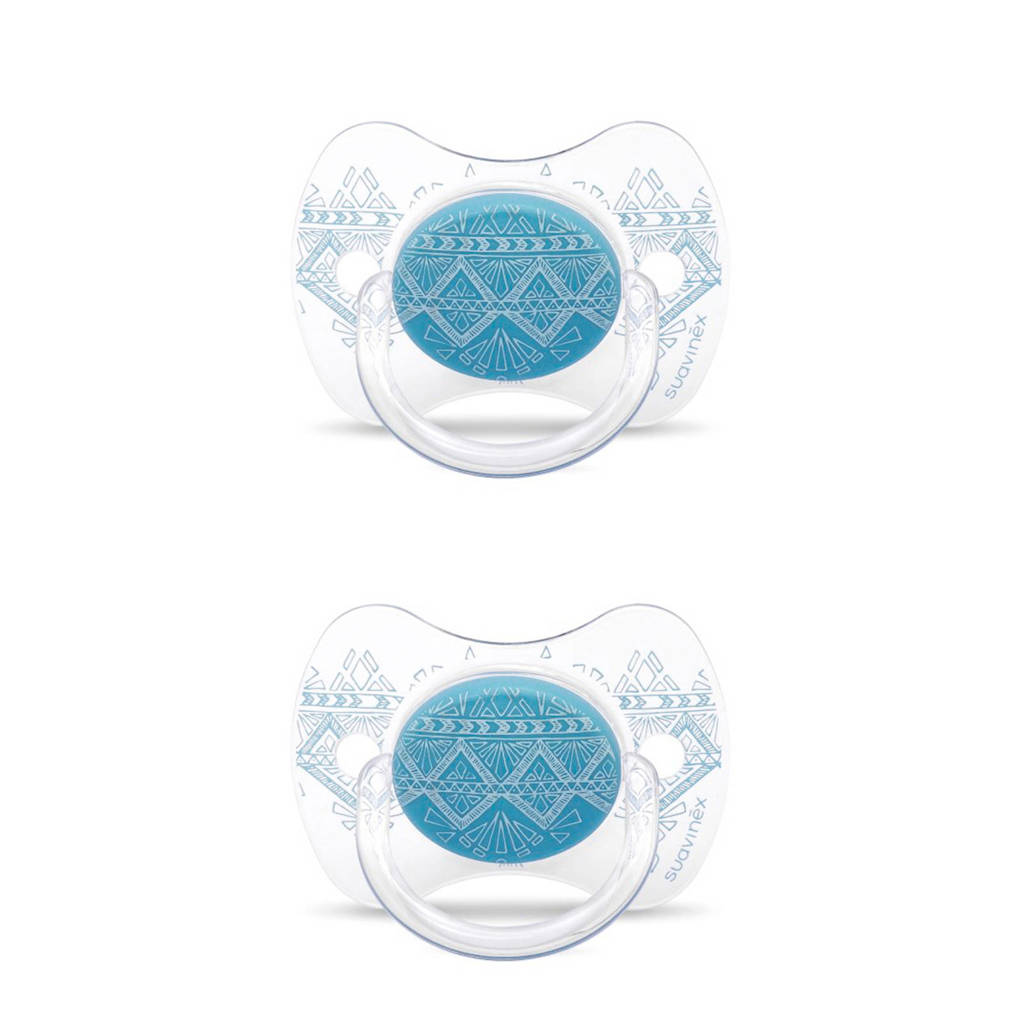 Suavinex fopspeen Light Blue (2stuks) lichtblauw, Lichtblauw