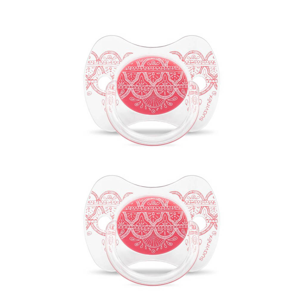 Suavinex fopspeen Pink (2stuks) roze, Roze