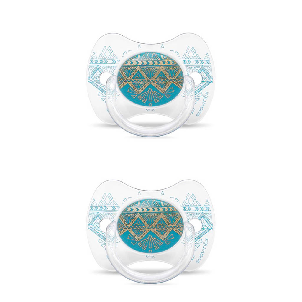 Suavinex fopspeen Light Blue (2stuks) lichtblauw, Lichtblauw