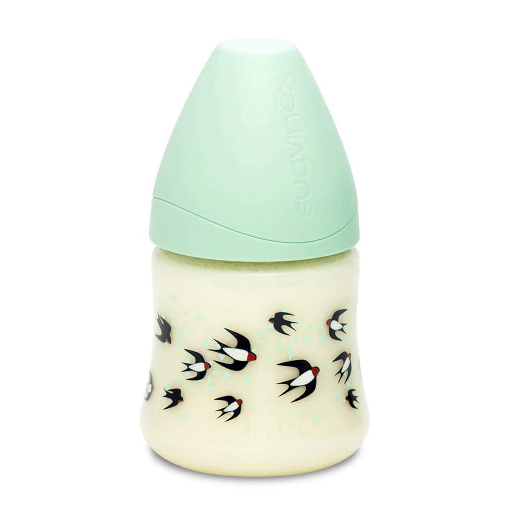 Suavinex flusion fles 150 ml blue swallow, Blue swallow