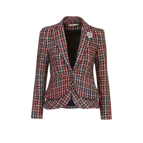 Steps Blazer Met Pied De Poule Print steps kopen in de aanbieding Steps Blazer Met Pied De Poule Print steps kopen in de aanbieding