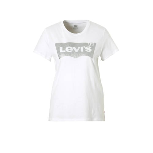 Levis T Shirt Met Glitters levis kopen in de aanbieding