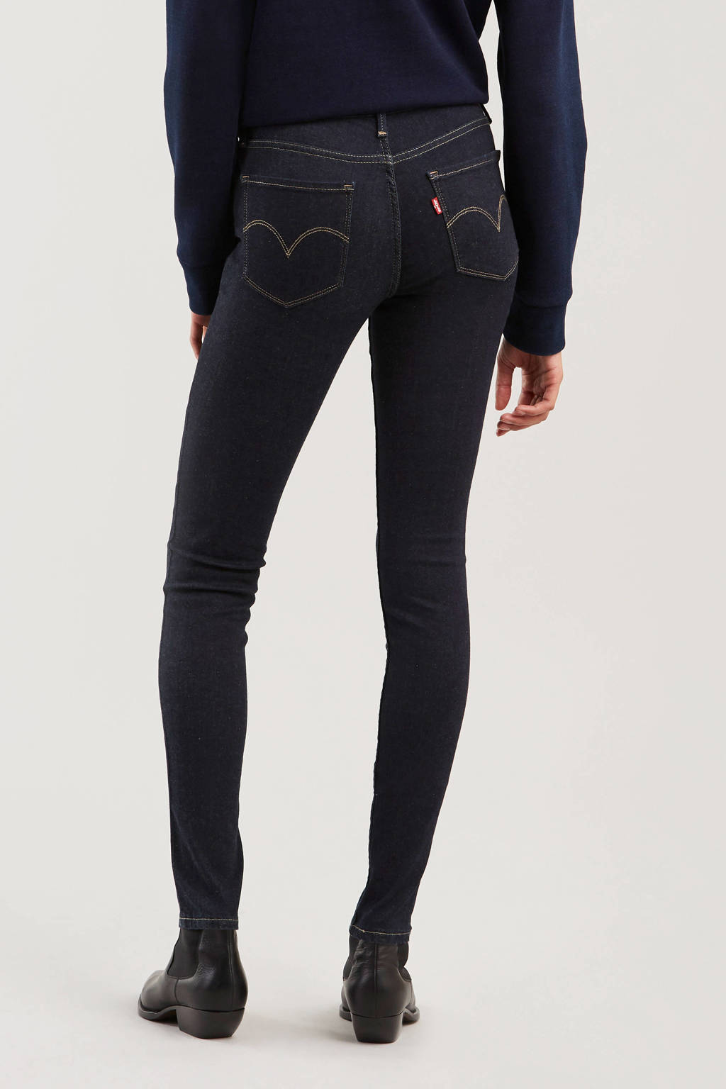 plakband Ellendig Berouw Levi's 710 Innovation super skinny jeans celestial rinse | wehkamp