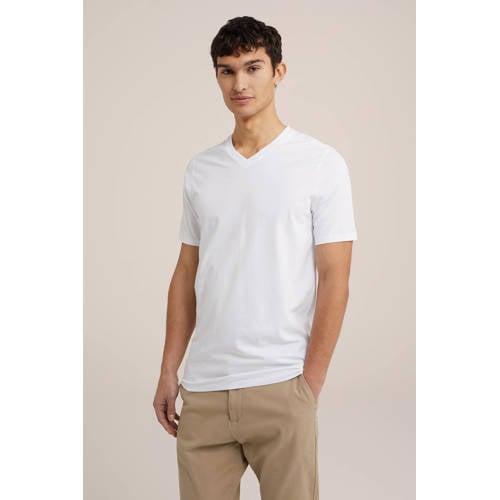 WE Fundamentals T-shirt tall fit (set van 2 ) wit afbeelding
