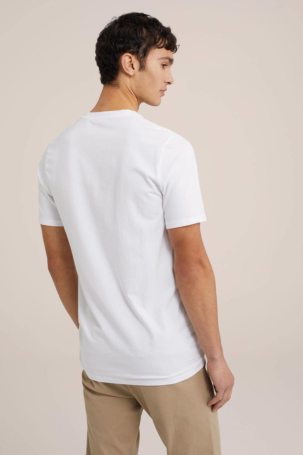 WE Fashion T-shirt (set van 2 ) white uni