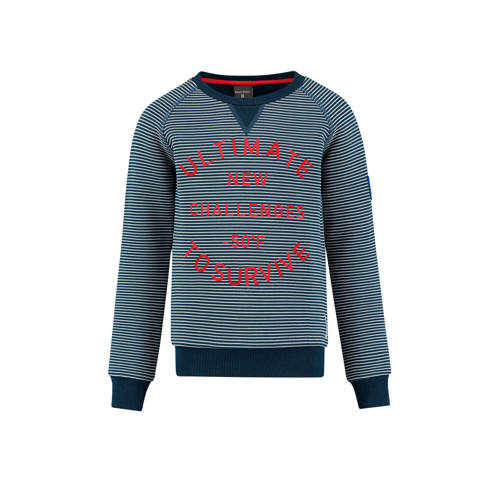 Baker Bridge Gestreepte Sweater Kover Marine baker bridge kopen in de aanbieding