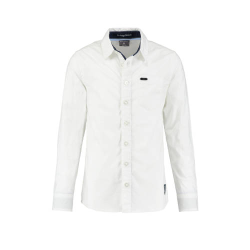 Baker Bridge Slim Fit Overhemd Olav Wit baker bridge kopen in de aanbieding