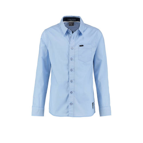 Baker Bridge Slim Fit Overhemd Olav Lichtblauw baker bridge kopen in de aanbieding