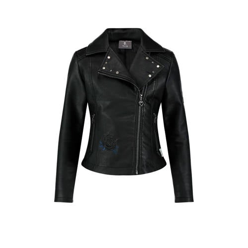Baker Bridge Imitatieleren Bikerjack Maya Zwart baker bridge kopen in de aanbieding
