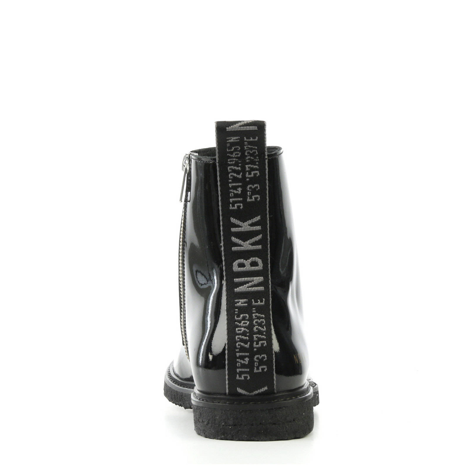 Nubikk lakleren veterboots Lilou Rock zwart | wehkamp Nubikk lakleren veterboots Lilou Rock zwart | wehkamp