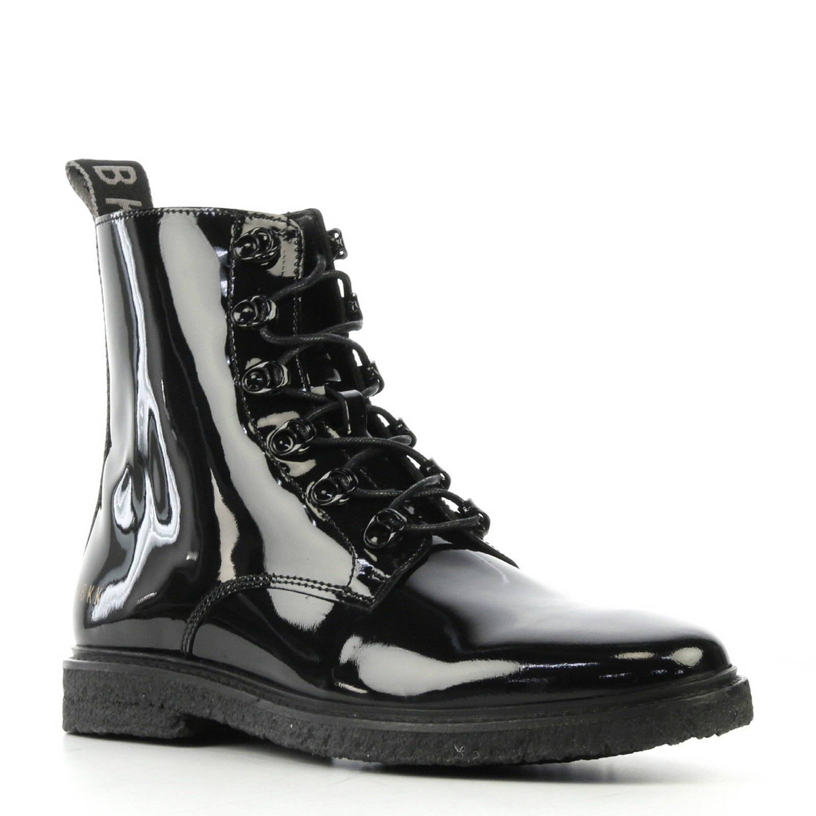 Nubikk lakleren veterboots Lilou Rock zwart | wehkamp Nubikk lakleren veterboots Lilou Rock zwart | wehkamp
