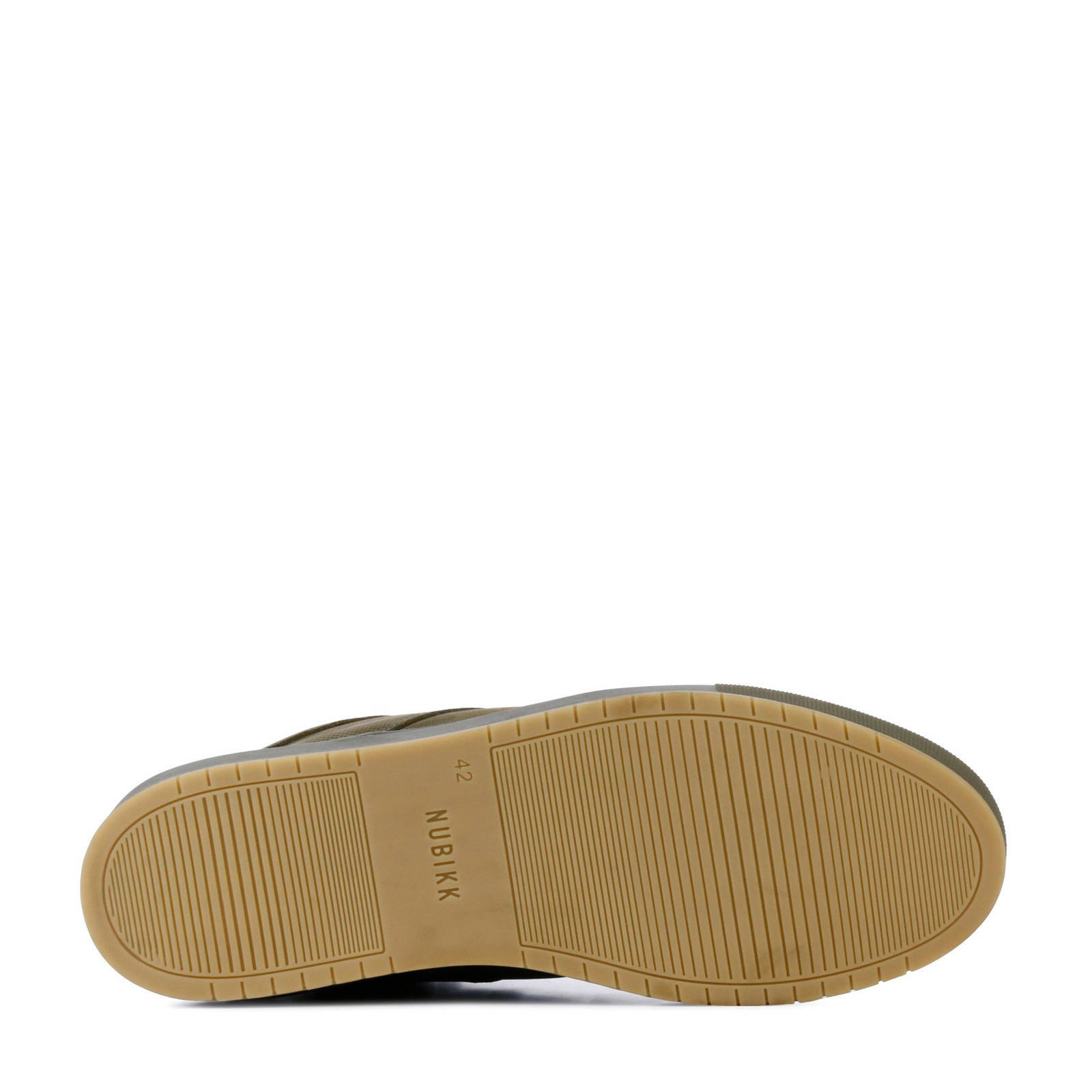 Nubikk leren sneakers groen | wehkamp