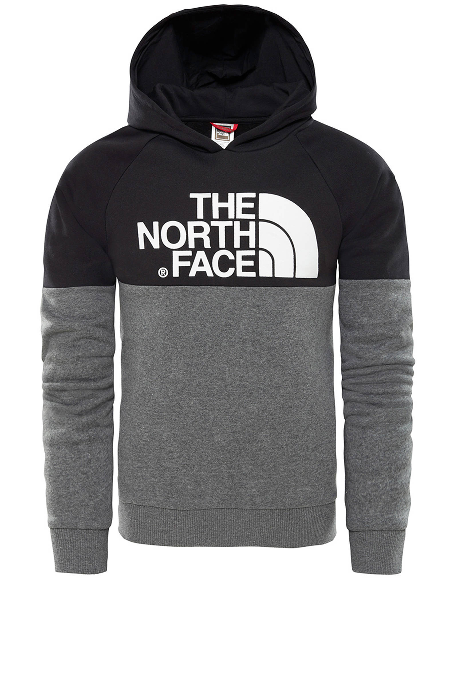 The North Face hoodie Drew Peak zwartgrijswit | wehkamp The North Face sweater Drew Peak heren witzwart