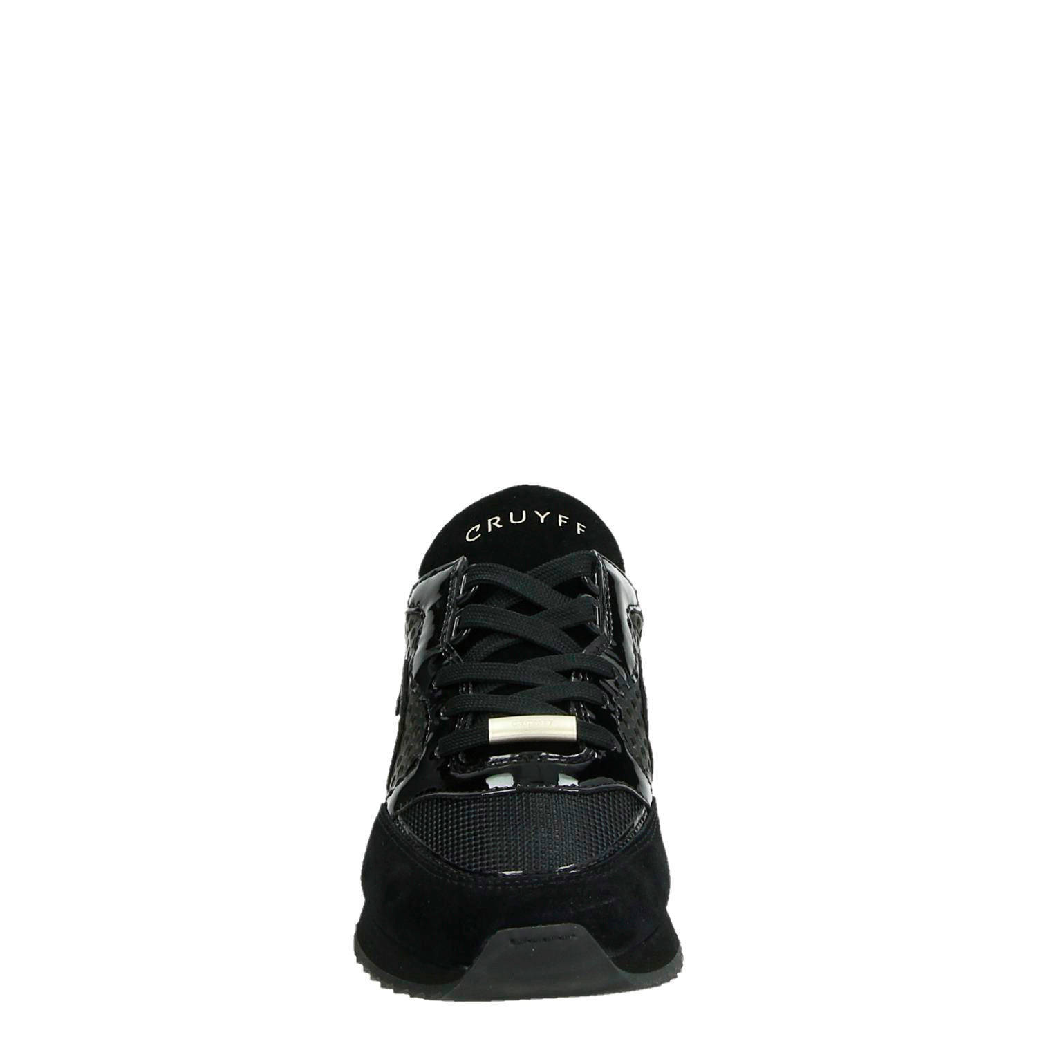 Cruyff leren sneakers zwart | wehkamp