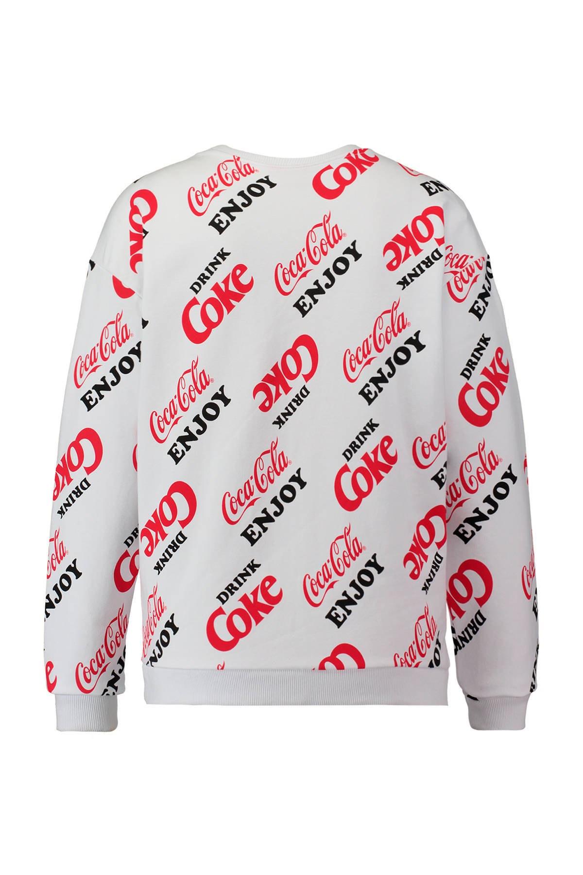 CoolCat sweater met all over Coca Cola print wit | wehkamp CoolCat sweater met all over Coca Cola print wit | wehkamp