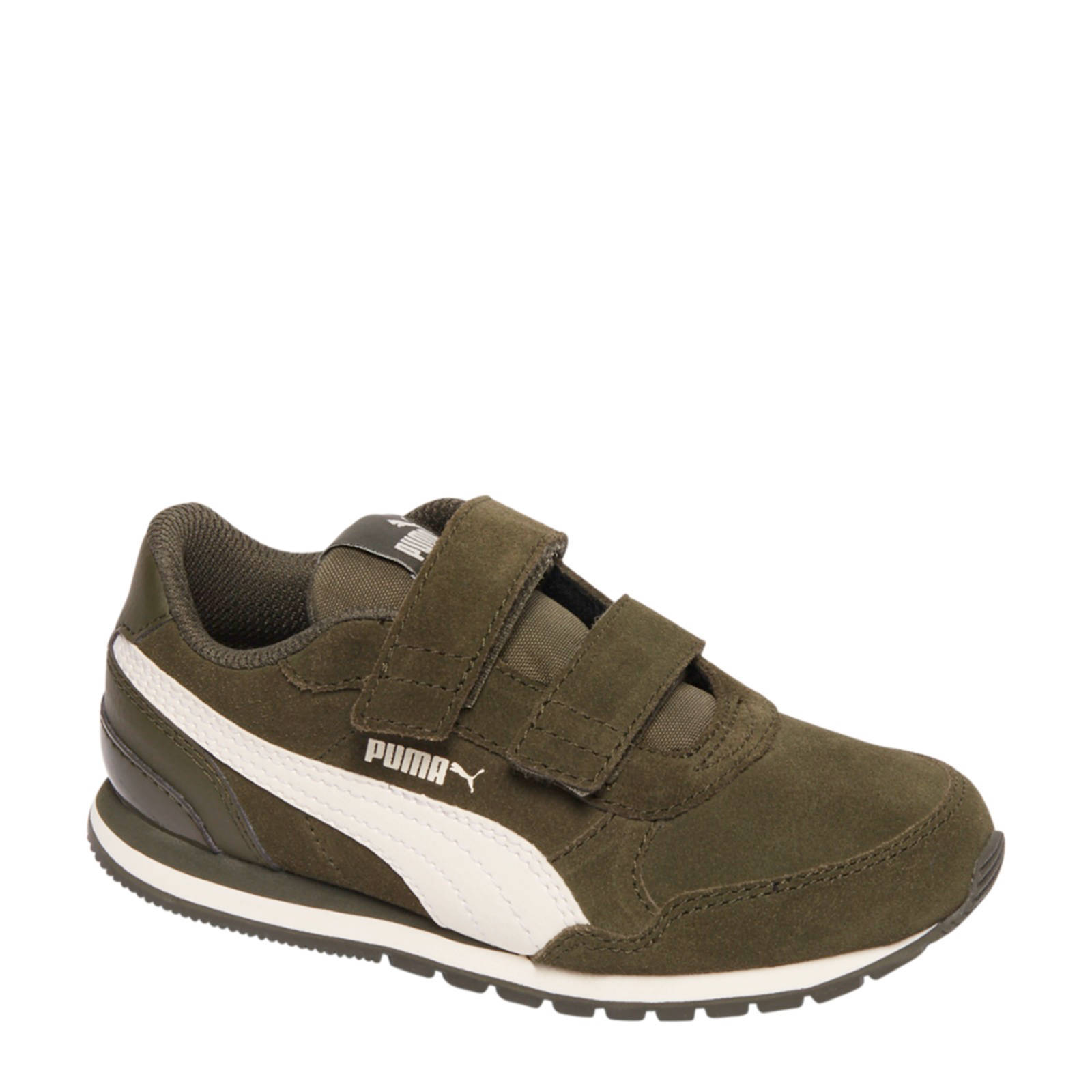 Puma ST Runner suède sneakers groen | wehkamp Puma ST Runner suède sneakers groen | wehkamp