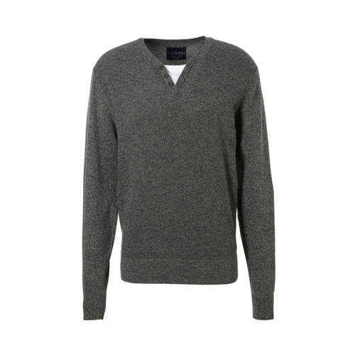 Ca Canda Gemeleerde Trui Bruin ca kopen in de aanbieding Ca Canda Gemeleerde Trui Bruin ca kopen in de aanbieding