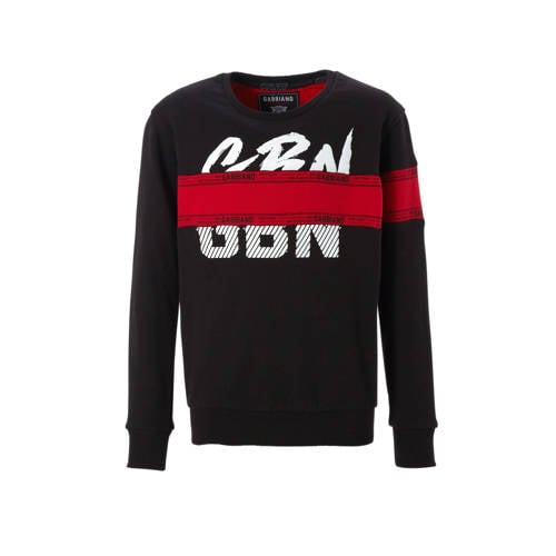Gabbiano Sweater Met Printopdruk Zwart gabbiano kopen in de aanbieding