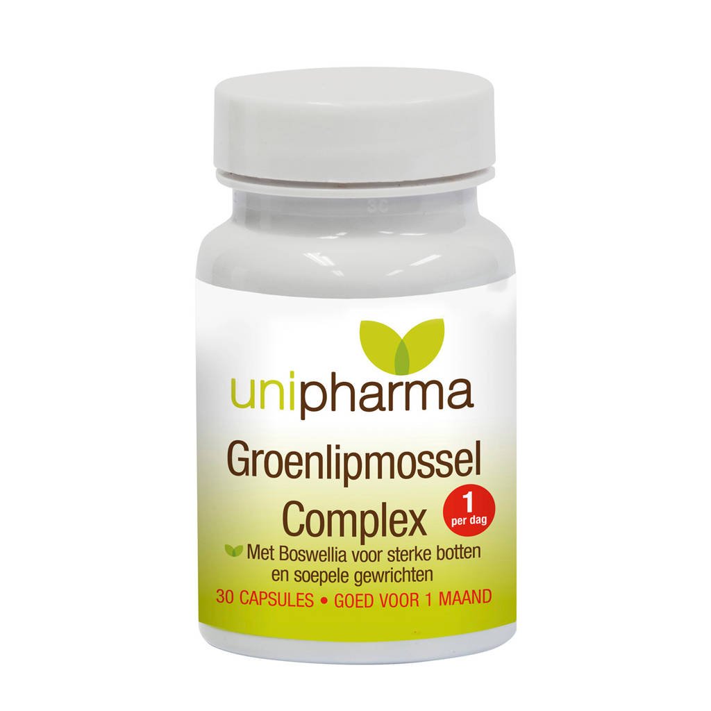 Unipharma Groenlipmossel complex - 30 capsules, 30 stuks