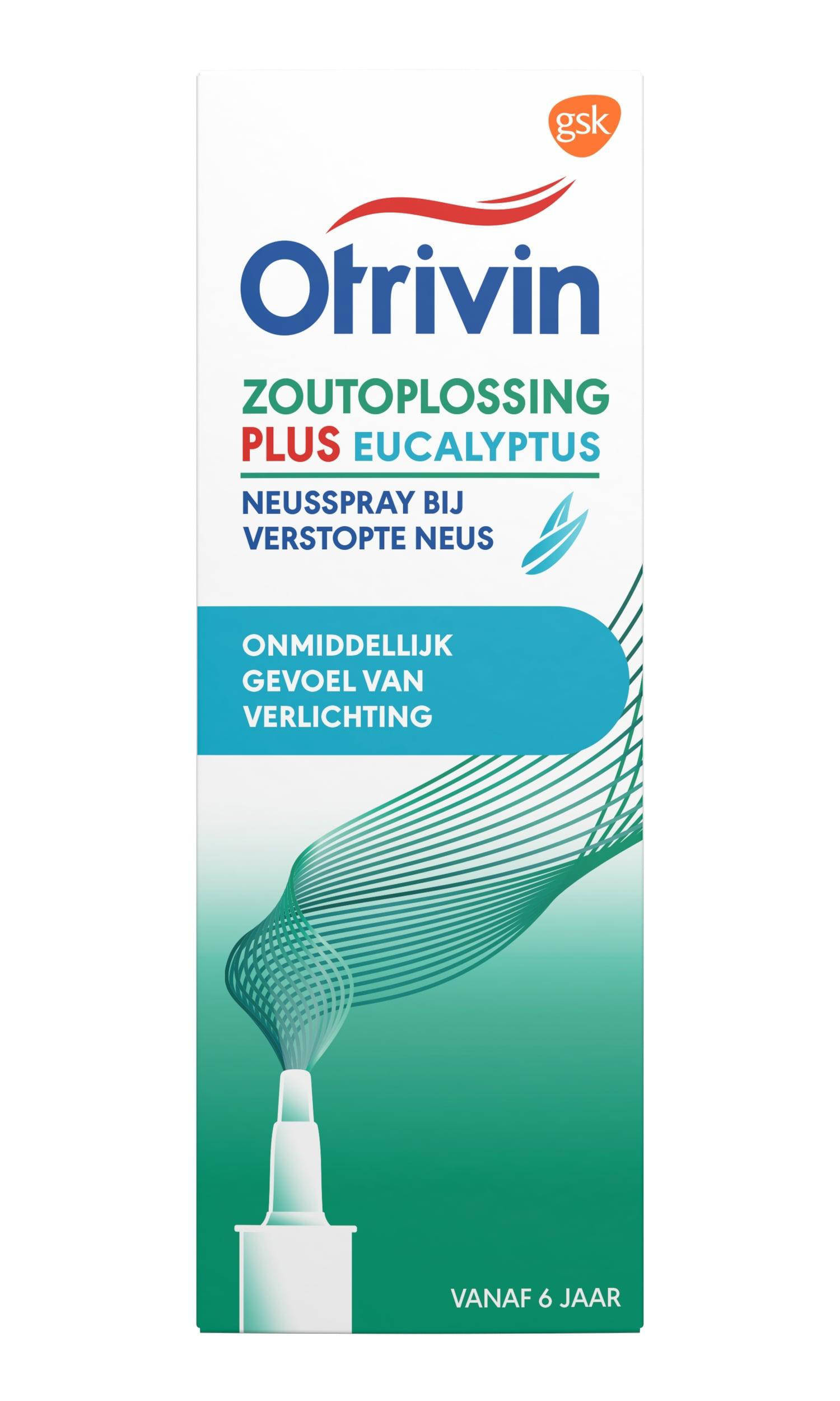 Otrivin Neusspray Zoutoplossing Plus Eucalyptyus 20 Ml Wehkamp