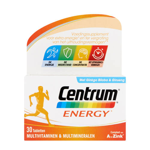 Centrum Multivitamin Energy 30 Stuks centrum kopen in de aanbieding