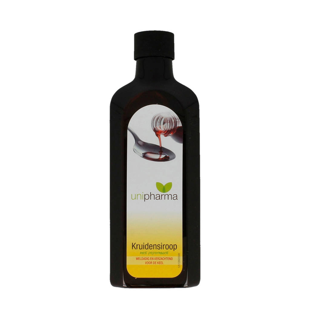 Unipharma kruiden, honing & dennenknop siroop - 200 ml