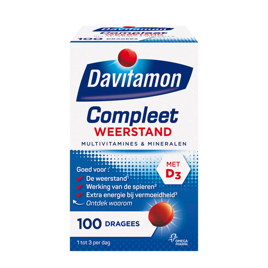 Davitamon Compleet weerstand dragees - 100 stuks