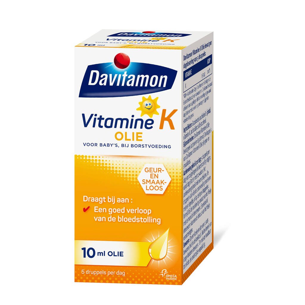 Davitamon Vitamine K Olie voor baby's - 10 ml