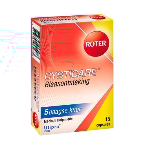 Roter Cysticare Forte 15 Capsules roter kopen in de aanbieding