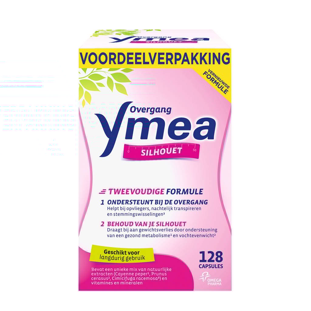 YMEA Silhouette menopauze - 128 capsules, 128 stuks