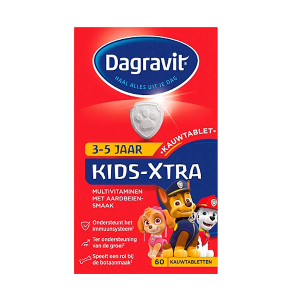 Dagravit Multi kids framboos 2-5 jaar - 60 stuks