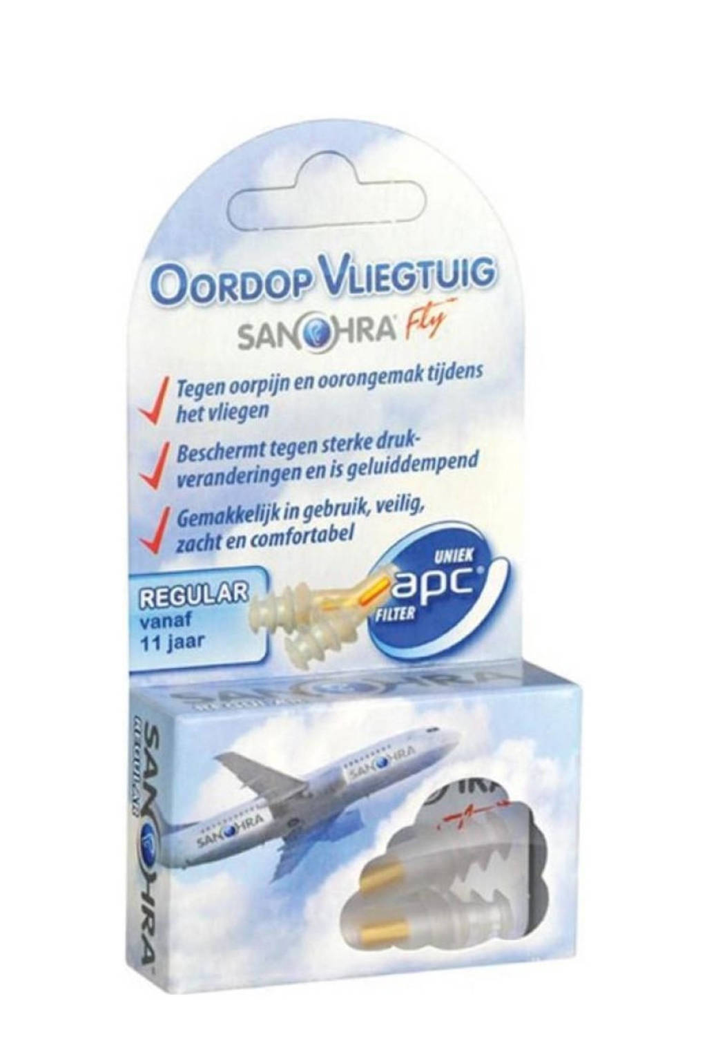 Sanohra oordoppen vliegtuig - volwassenen