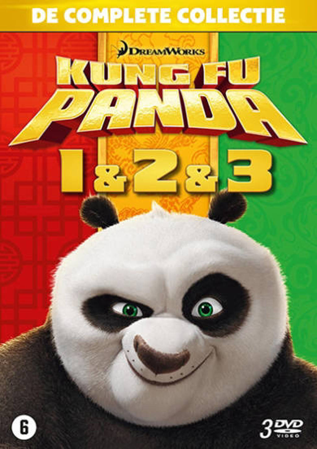 Kung fu panda 1-3 (DVD)