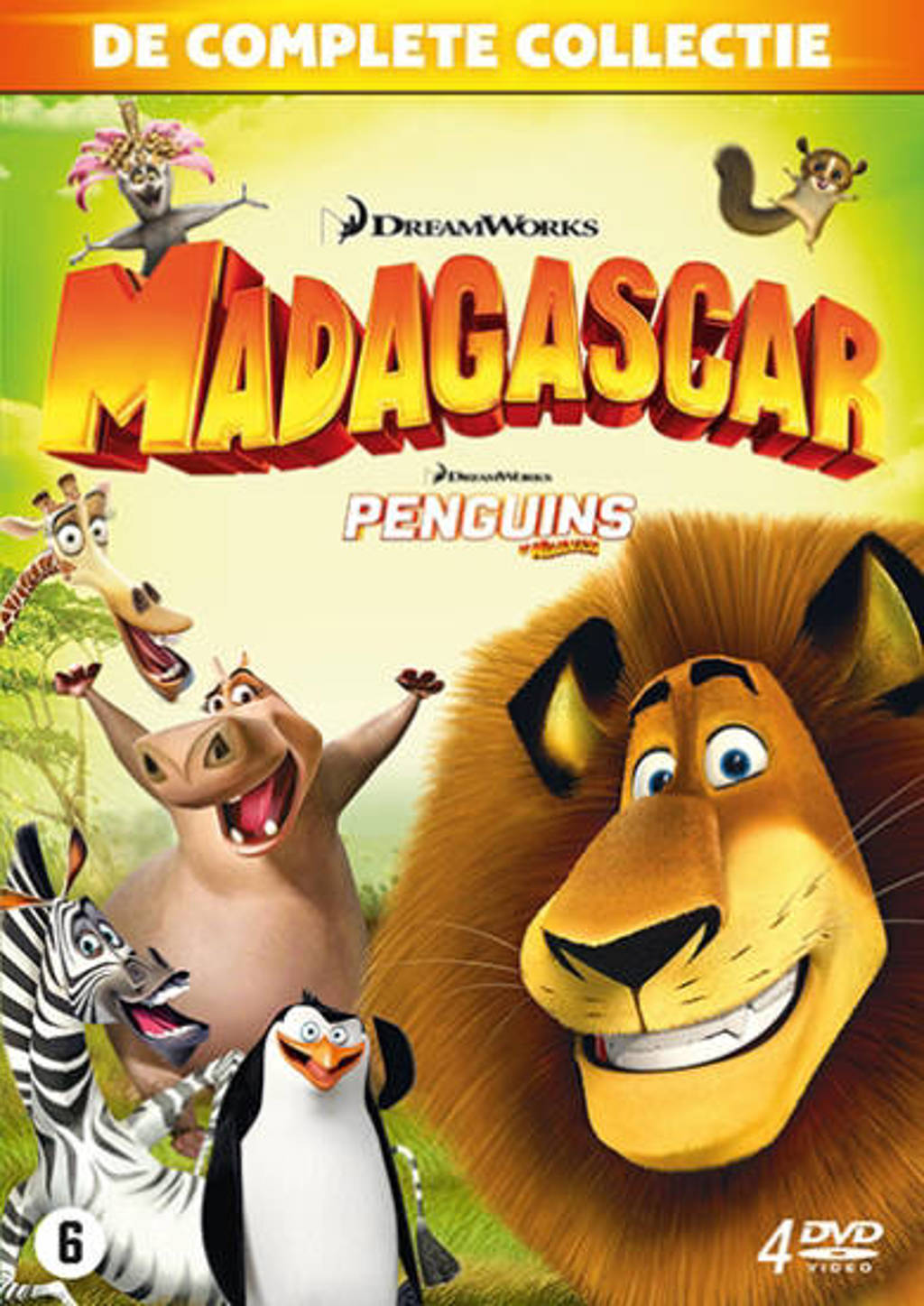 Madagascar 1-3 + Penguins (DVD)