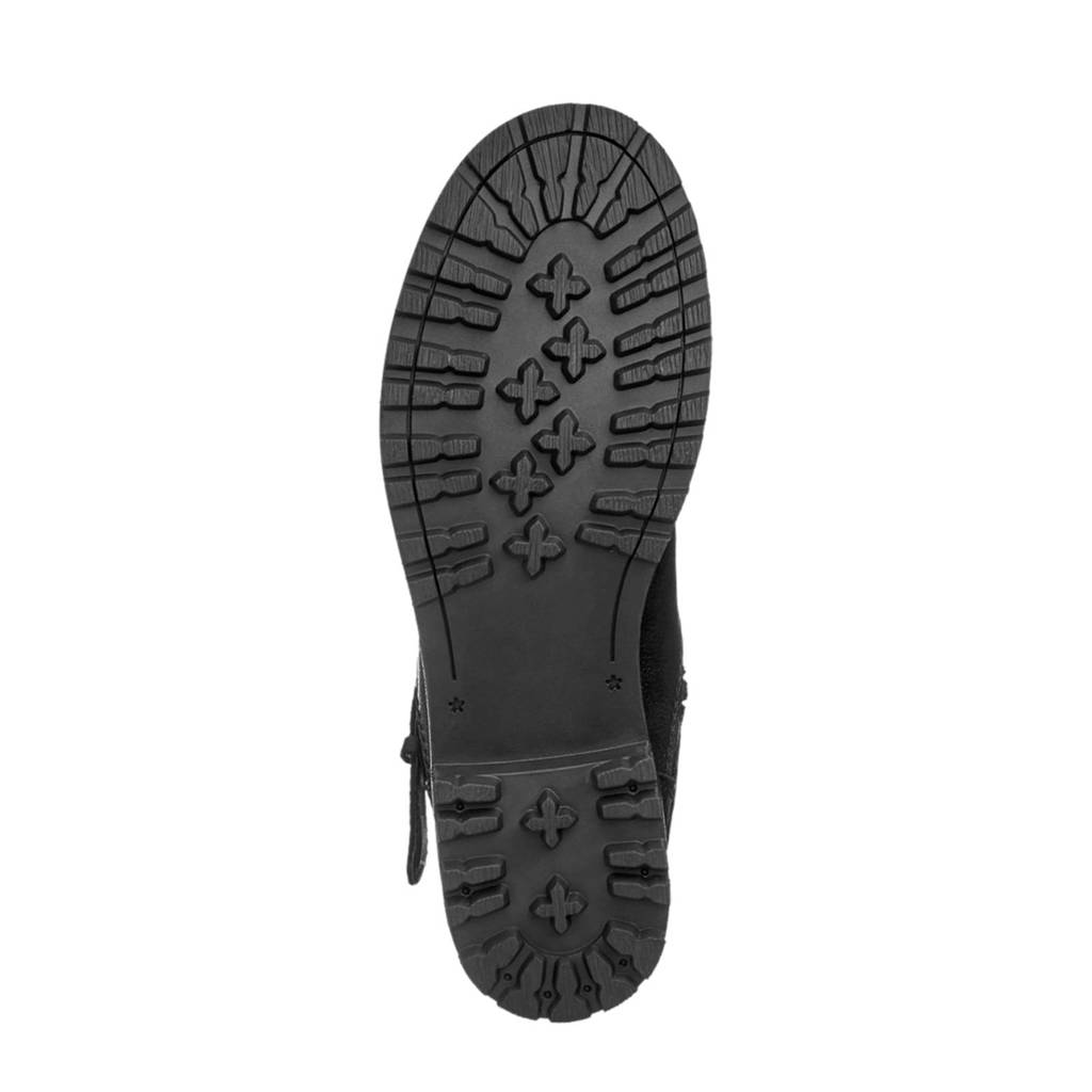 Bikerboots 5th Avenue Leren Zwart Vanharen wP7Tw6Xqvt