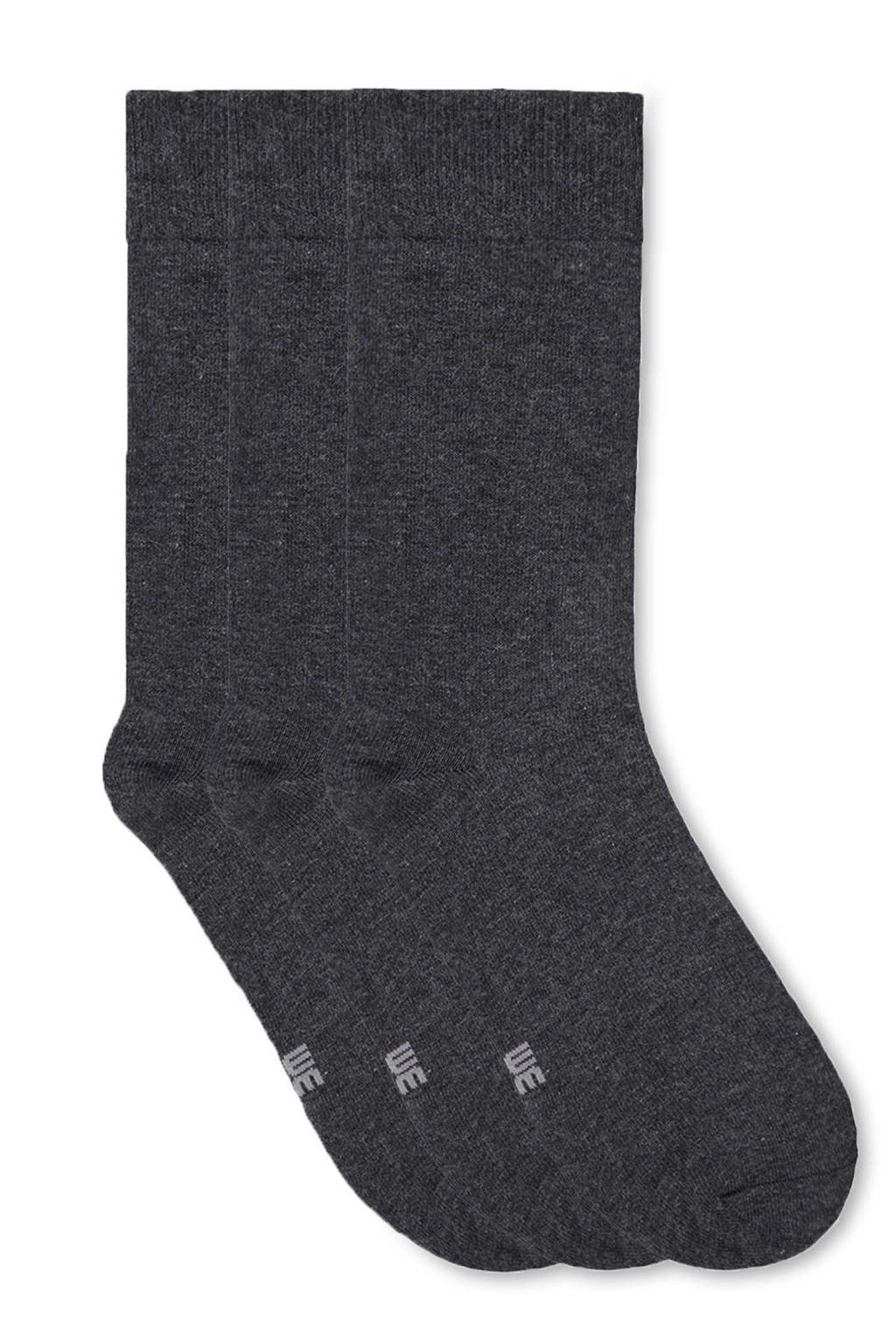 WE Fashion sokken - set van 3 antraciet
