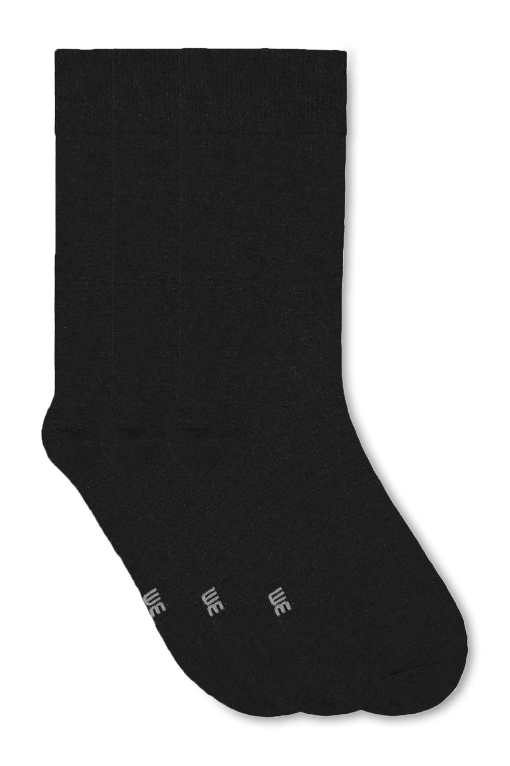 WE Fashion sokken - set van 3 zwart