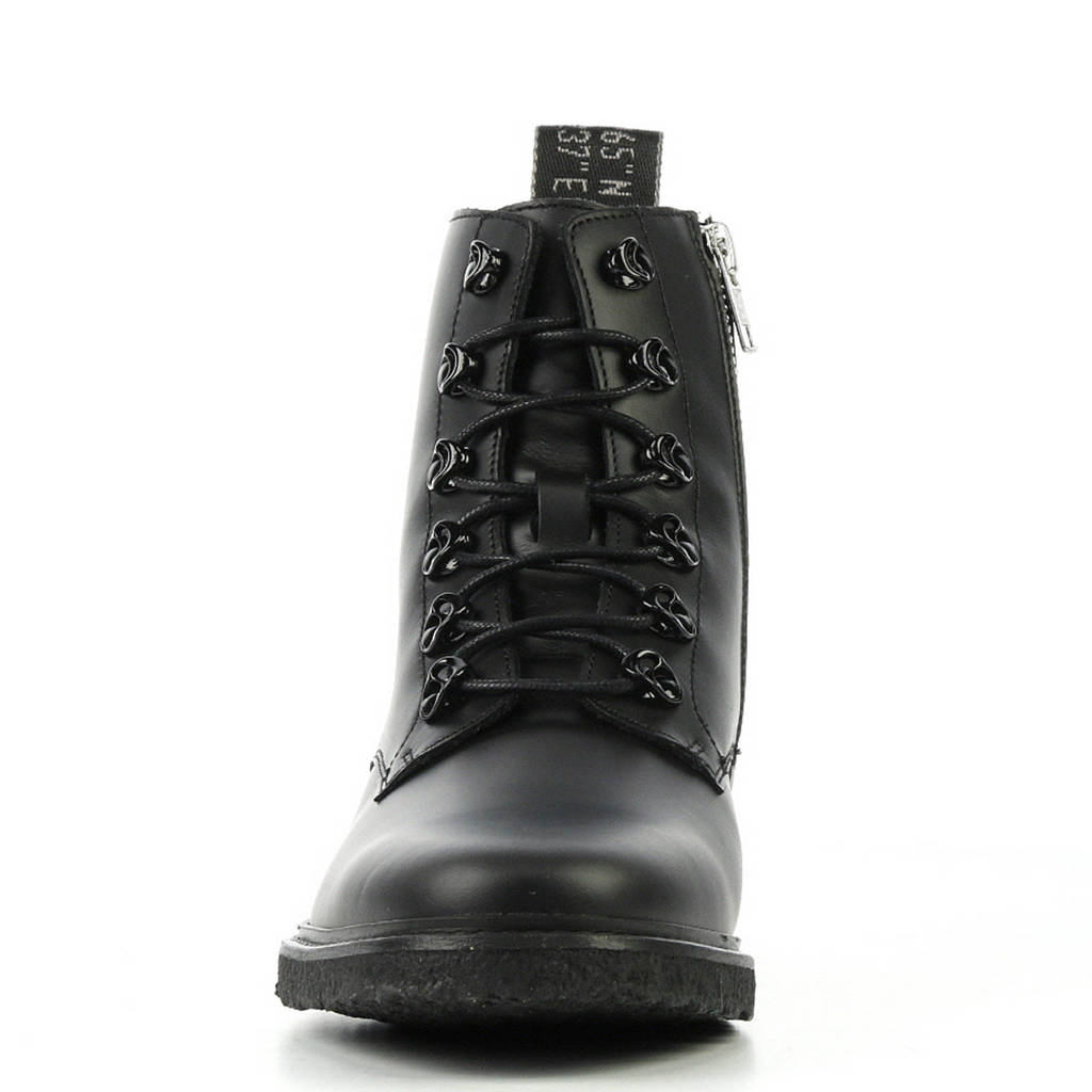 Zwart Veterboots Nubikk Nubikk Leren Leren Zwart Nubikk Leren Veterboots CzqRwC86