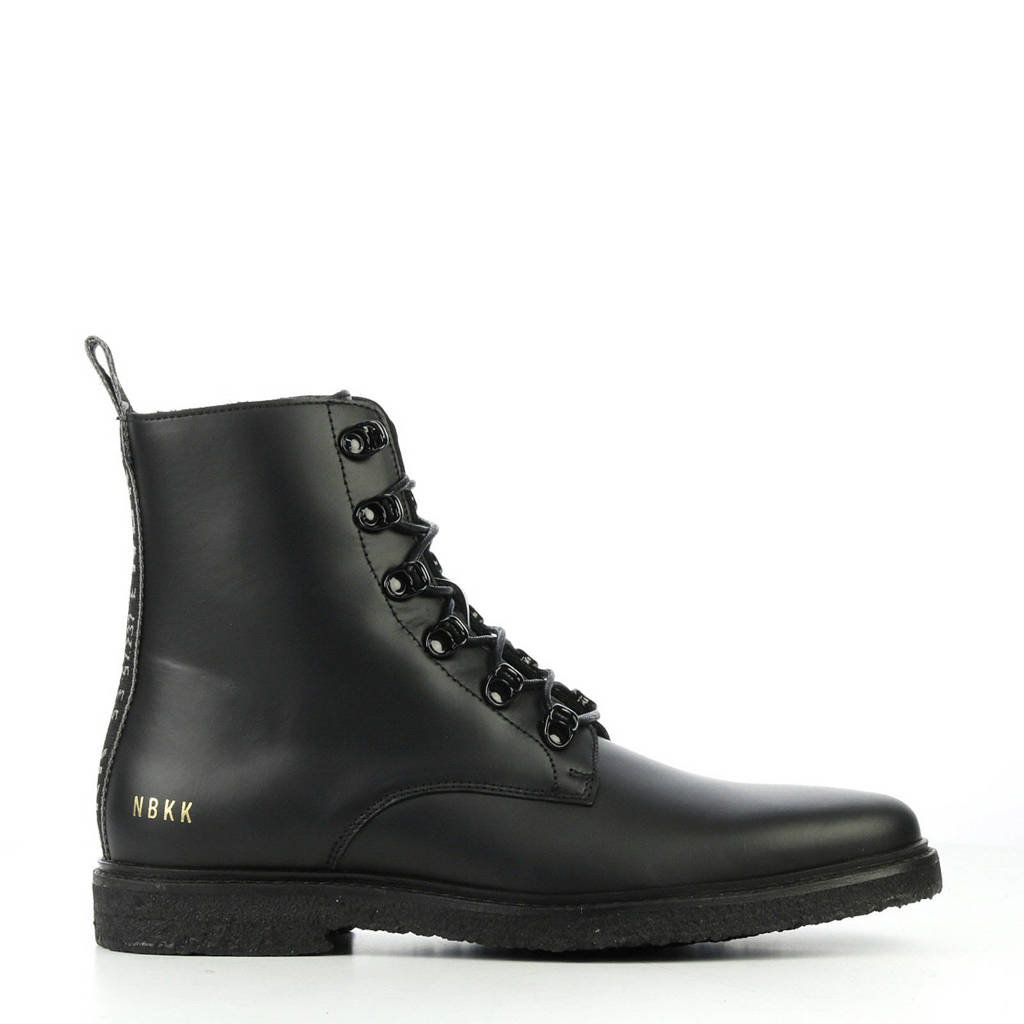 Zwart Veterboots Nubikk Nubikk Leren Leren Zwart Nubikk Leren Veterboots CzqRwC86