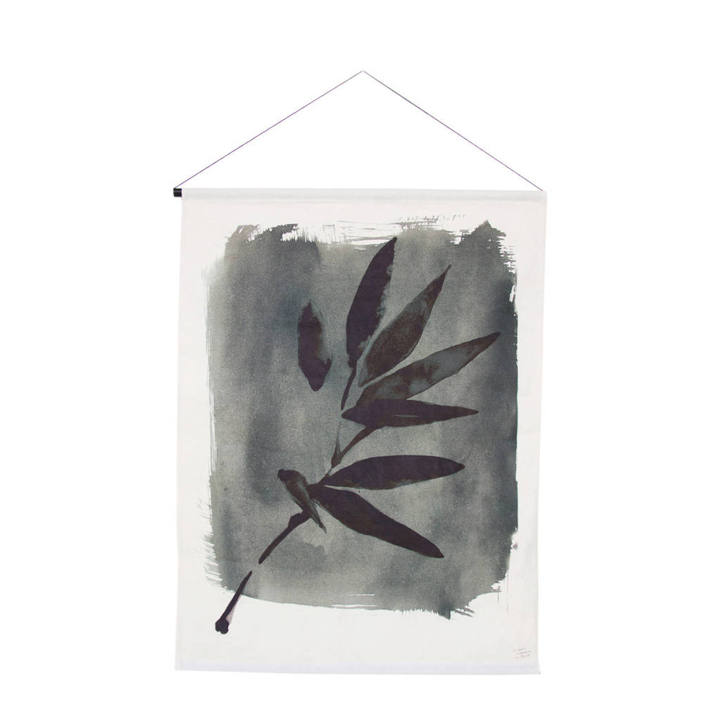 Urban Nature Culture wandkleed (85x65 cm), Grijs/ecru
