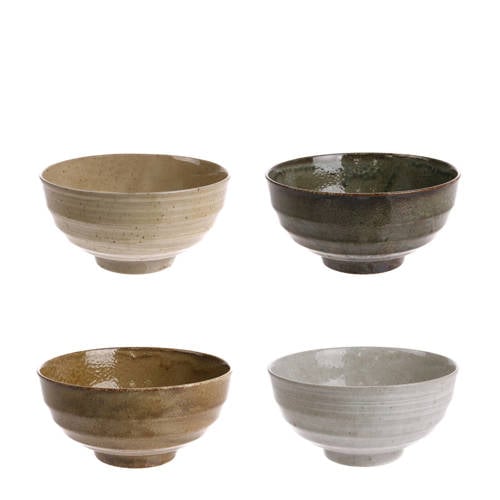 Hk Living Hkliving Kyoto Kom O168 Cm Set Van 4 hk living kopen in de aanbieding