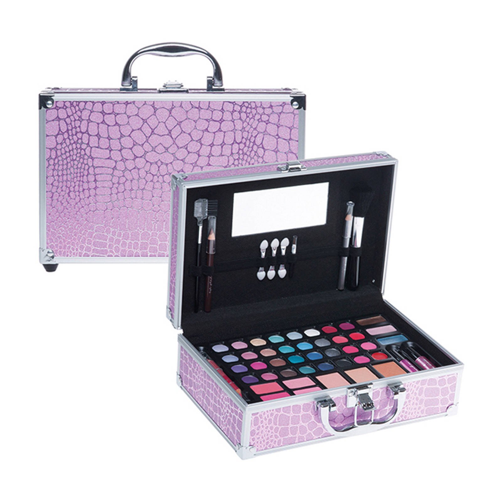 Casuelle make-up koffer roze -